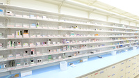 調剤薬局ツルハドラッグ戸畑区役所前店の薬棚