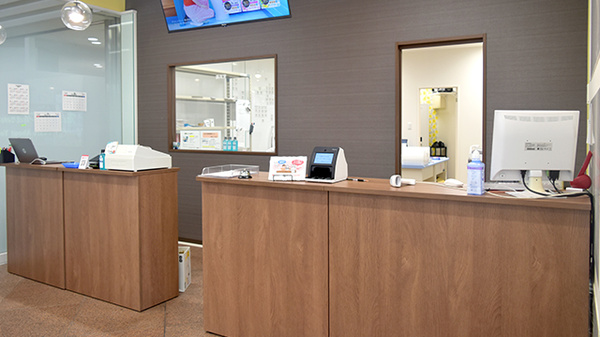 大信薬局千代パピオ店の受付/カウンター