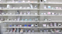ププレひまわり薬局屋島店の薬棚