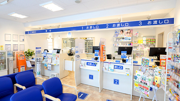 クオール薬局前橋南店の受付/カウンター