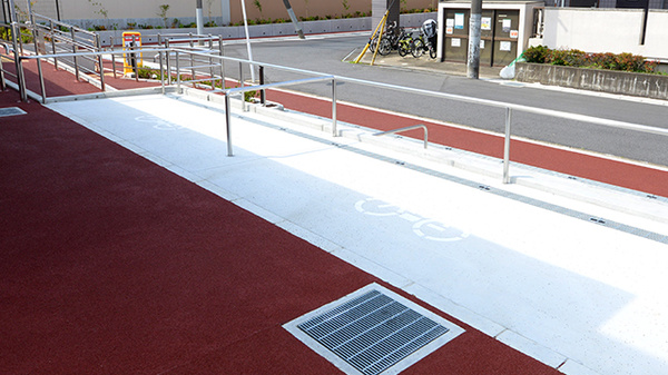 薬局日本メディカルシステム 北松戸店の駐輪場