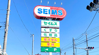 ドラッグセイムス足立保木間薬局の看板
