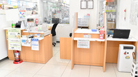 アカカベ薬局　中川店の受付/カウンター