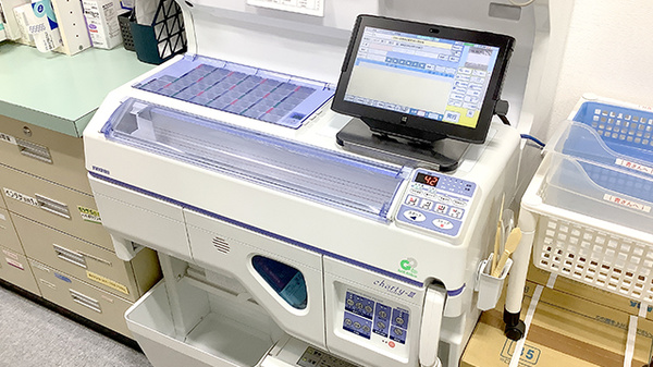 カムイ十字街薬局の調剤器具