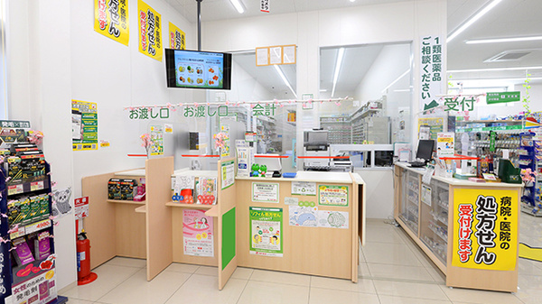 スギ薬局 下井草店の受付/カウンター