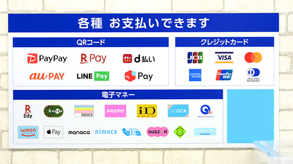 薬局日本メディカルシステム 武蔵境駅前店のクレカ/電子マネー/スマホ決済対応