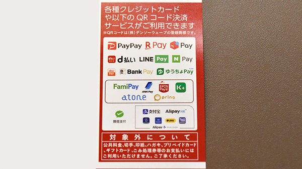 コクミン薬局　大阪港駅前店のクレカ/スマホ決済対応