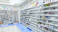 調剤薬局ツルハドラッグ苫小牧清水店の薬棚