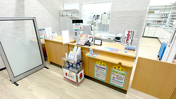 セキ薬局　武蔵藤沢店の受付/カウンター