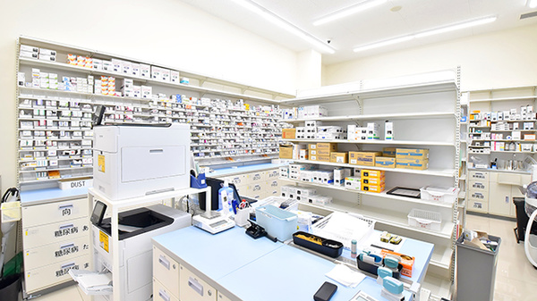 ウォンツ宇品西薬局の調剤室