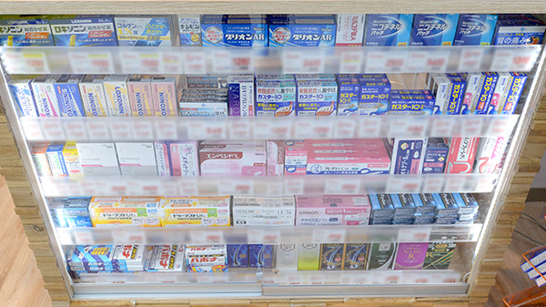 調剤薬局ツルハドラッグ成沢店の一般医薬品