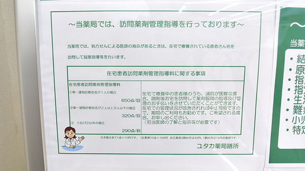 ユタカ薬局　膳所の在宅対応