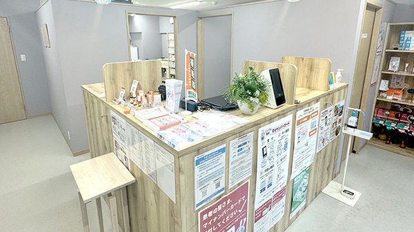 ひさご薬局警固店の受付/カウンター