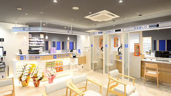 クオール薬局四国中央2号店の受付/カウンター