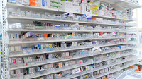 調剤薬局ツルハドラッグ手稲富丘店の薬棚