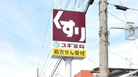 スギ薬局 伏見丹波橋店の看板