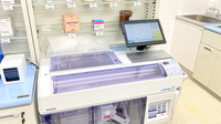 ドラッグセイムス作の口薬局の調剤器具