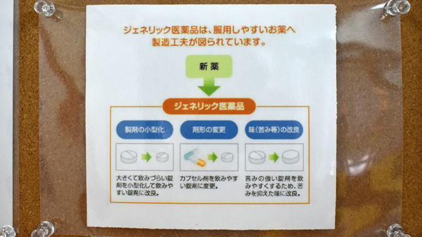 大信薬局西公園店のジェネリック対応