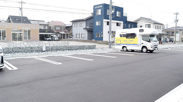 中森かいてき矢作薬局の駐車場