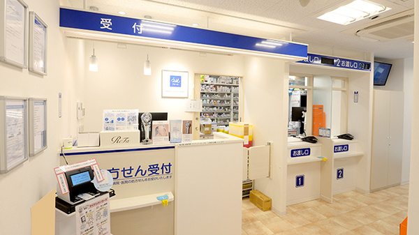 クオール薬局押上駅前店の受付/カウンター