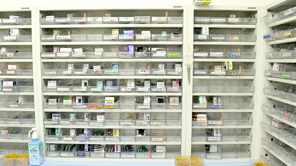 調剤薬局 薬報堂 開発店の薬棚