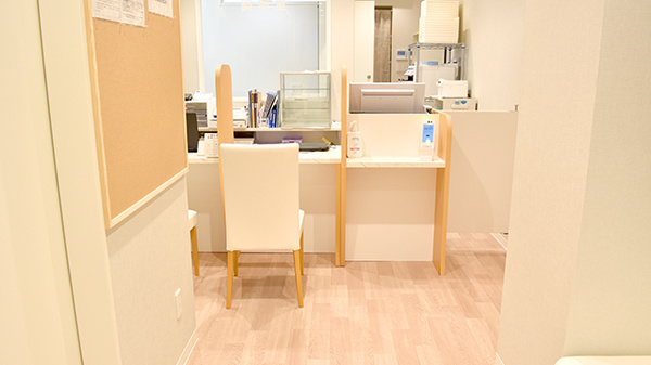 ココレ薬局喜連瓜破店の受付/カウンター