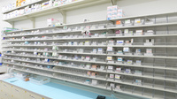 スギ薬局 今津駅北店の薬棚