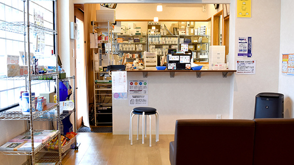 みけねこ薬局　茨木店の受付/カウンター
