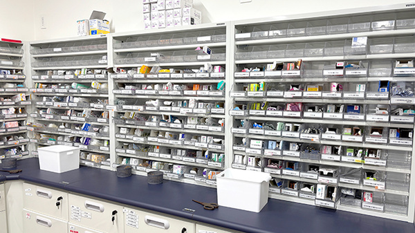 バンビ薬局守谷店の薬棚