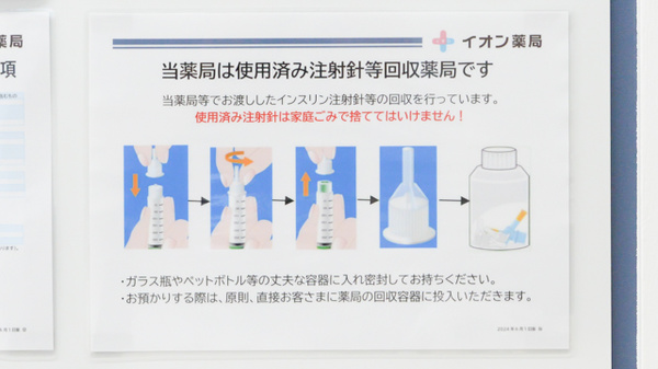 使用済み注射針回収
