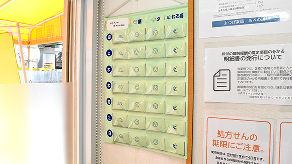 よつば薬局あべの店の雑貨品