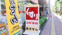 スギ薬局 水道橋東口店の看板