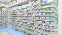 スギ薬局 ＫＩＴＴＥ大阪店の薬棚