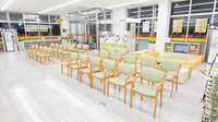 スギ薬局 蘇我調剤店の待合スペース