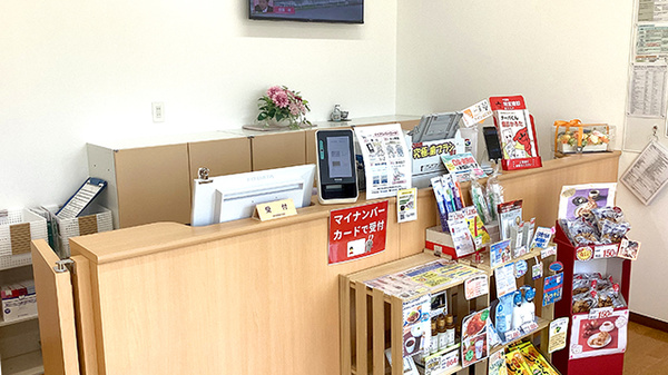 毎日薬局 篭部田店の受付/カウンター