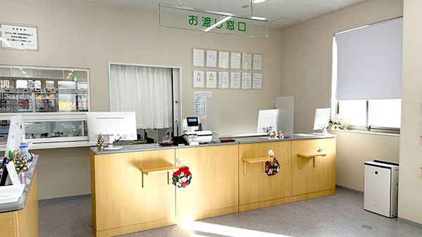 セントラル薬局そが店の受付/カウンター
