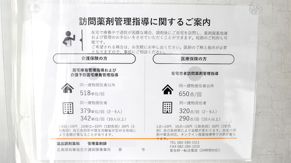 温品調剤薬局の在宅対応