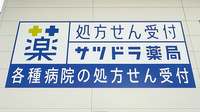 サツドラ薬局　桑園北8条店の看板
