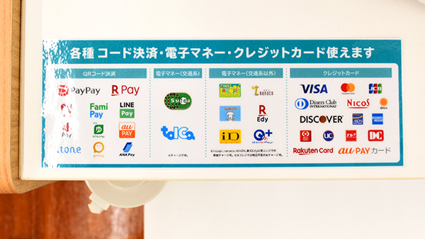 杏林堂薬局森町店のクレカ/電子マネー/スマホ決済対応