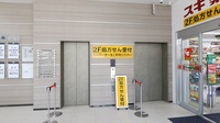 スギ薬局 スギクリニックモール金山店のエレベーター