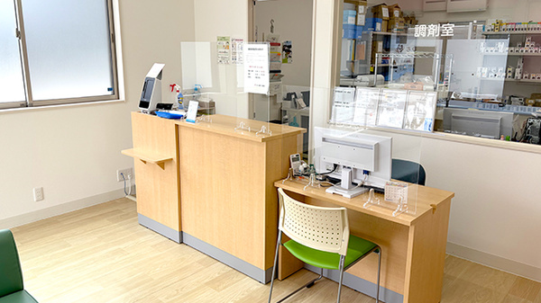 さくら薬局正田店の受付/カウンター