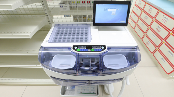 スギ薬局 阪神西宮店の調剤器具