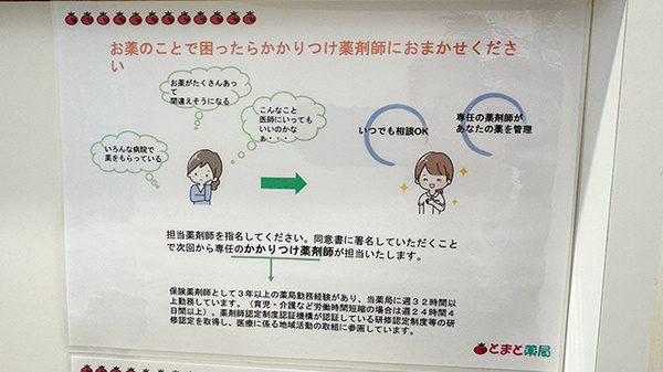 かかりつけ薬局対応