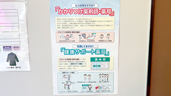 ノムラ薬局 関戸店の対応サービス一覧