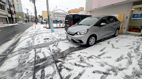 いずみ薬局の駐車場