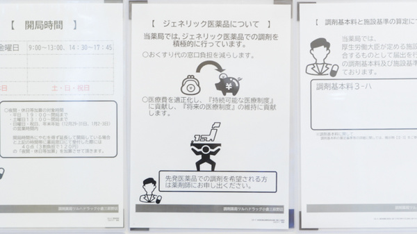調剤薬局ツルハドラッグ小倉三萩野店のジェネリック対応
