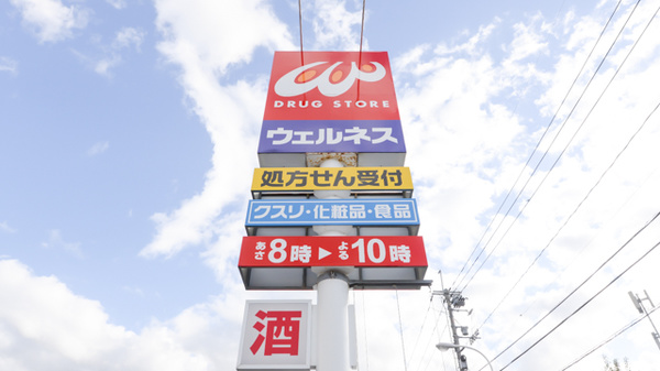 ウェルネス薬局大田中央店の看板