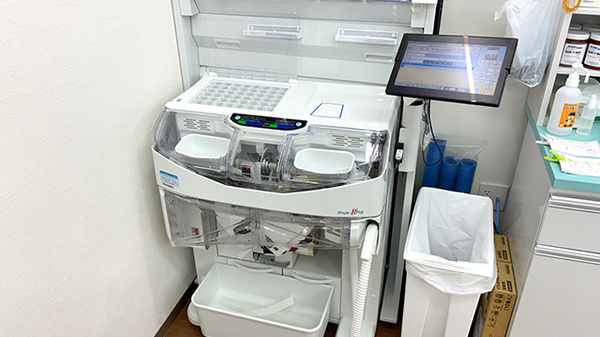 はなまる薬局エキキタ店の調剤器具
