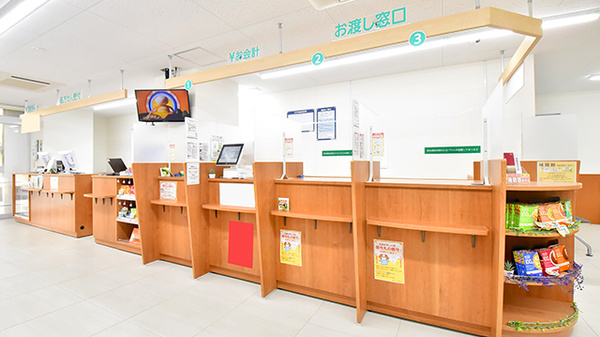 薬局くすりの福太郎　浦安駅南口店の受付/カウンター