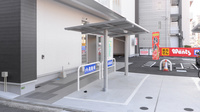 ウォンツ東雲本町薬局の駐輪場